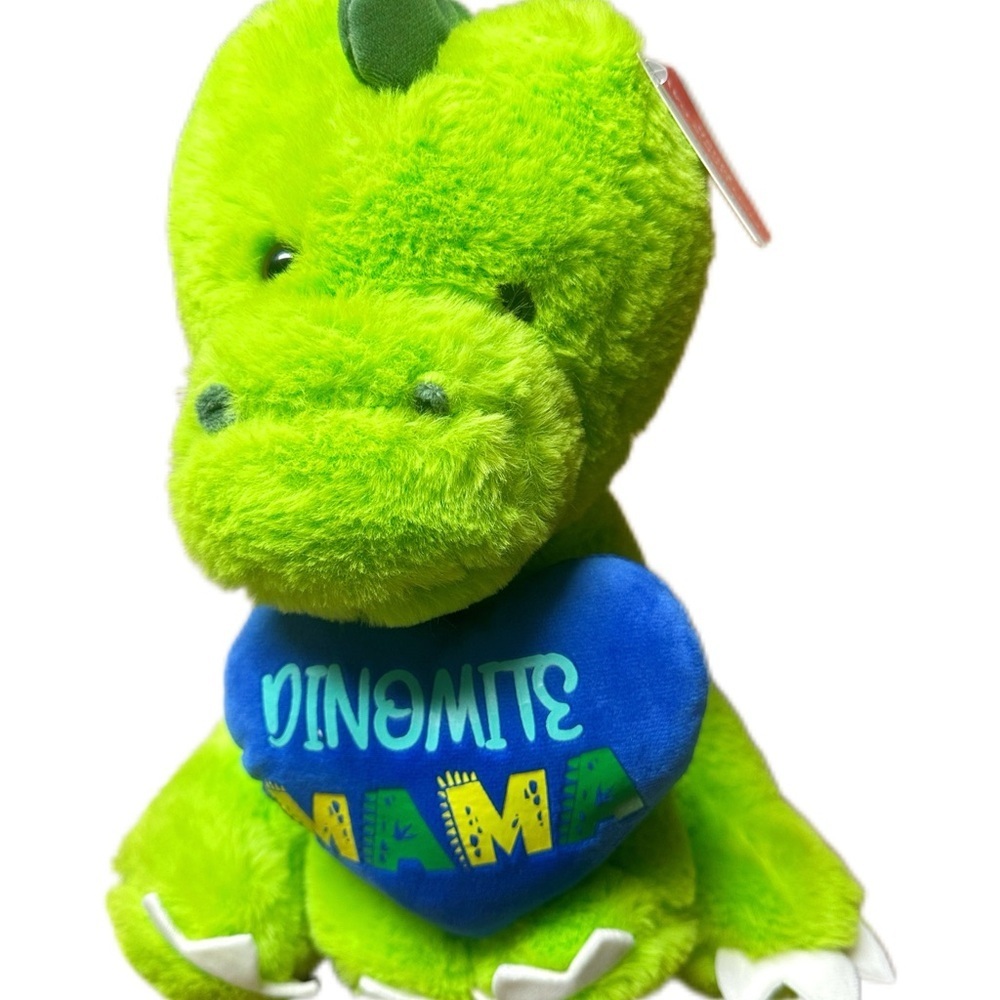Green Dinosaur Stuffed Animal Toy